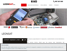 Tablet Screenshot of leonsat.com